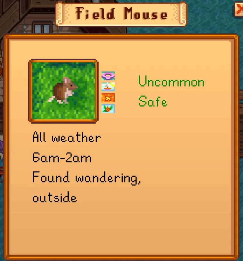 星露谷物语 可捕捉的生物-1-奇游Mod大师